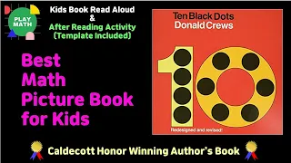 Animated Kids Book Read Aloud | Ten Black Dots by Donald Crews [Counting and Cardinality]