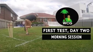 MXI v BXI FIRST TEST, DAY TWO - MORNING SESSION