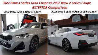 2022 Bmw 4 Series Gran Coupe vs 2022 Bmw 2 Series Coupe - EXTERIOR Comparison by Suppergimm Vizualic