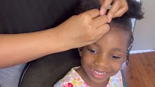 Cute 4 years old baby girl hairstyle