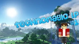 Minecraft - Техномагия LP - #1 - Познаём мир