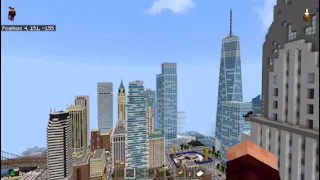 Minecraft World Trade Center 2022 and 2001