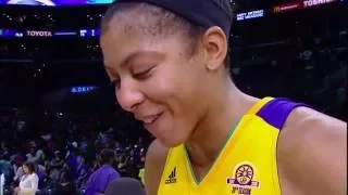 Candace Parker Remembers Pat Summitt in Post Game Interview