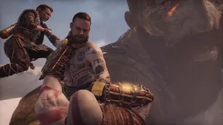 God of War 2018- Baldur FINAL BOSS & Ending (4k 60fps) ps4 pro