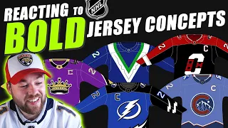 Reacting to BOLD NHL Jersey Concepts!