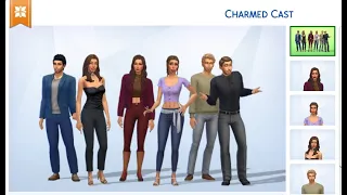 Sims 4 Charmed Cast Speed CAS