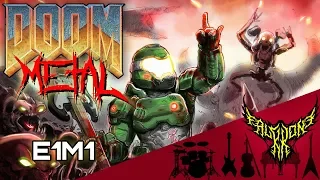 DOOM - At Doom's Gate (E1M1) 【Intense Symphonic Metal Cover】