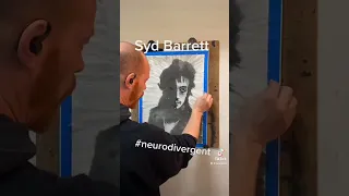 A Trip Through Syd Barrett's Mind: Charcoal Time-Lapse Drawing by Kev G Mor