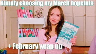 blindly choosing my march tbr + february wrap up