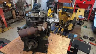 Minneapolis Moline 114 Garden Tractor Engine Tear Down