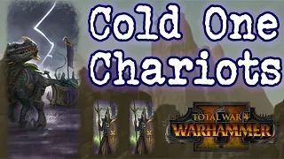 UNDERRATED UNIT: Cold One Chariots - Dark Elves 3xCast // Total War: Warhammer II Online Battles