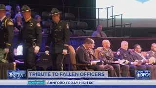 Memorial ceremonies honor fallen NC officers