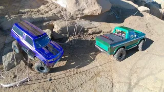 Traxxas Trx4 & Axial Scx10.3 lakeside trolling!!