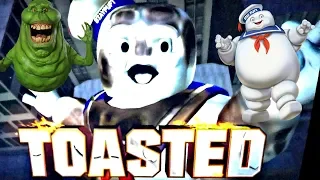 Ghostbusters Stay Puft Marshmallow Man TOASTED! Over and Over Again!