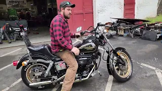 RARE BLACK & GOLD HARLEY-DAVIDSON STURGIS 1981  1340CC 80CI SHOVEL HEAD