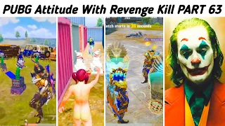 PUBG MOBILE Attitude With REVENGE KILL 😈 & MAX PHARAOH X-SUIT  ( Part 63 ) | Hey Noob Gaming