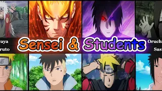All Sensei and Students in Naruto & Boruto
