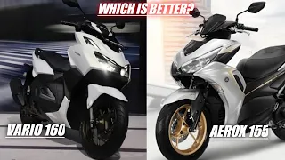 2022 Honda VARIO 160 and Yamaha AEROX 155 Latest Comparison "Which is Better?"