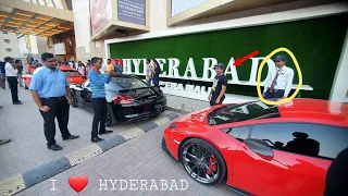 Super Cars at Shopping mall parking in Hyderabad(INDIA)!!