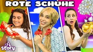 Rote Schuhe & Pollyanna | Gute nacht geschichte Deutsch | A Story German