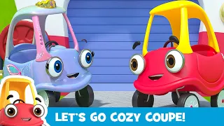 1 HOUR OF COZY COUPE | Recycle Party + More | Kids Cartoons | Let's Go Cozy Coupe 🚗