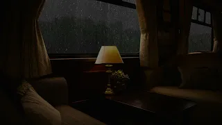 Rainy Train Journey | Relax with the Soothing Sounds of Rain on a Train Ride | ASMR ambience