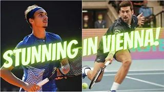 LORENZO SONEGO stuns NOVAK DJOKOVIC in VIENNA!