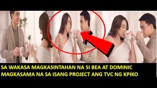 BEA ALONZO AT DOMINIC ROQUE SINORPRESA ANG MGA FANS SA KANILANG KOPIKO BLANCA COMMERCIAL MAGKASAMA N