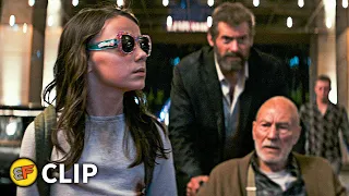 Arriving to Oklahoma City Scene | Logan (2017) Movie Clip HD 4K