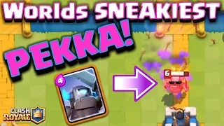 Clash Royale - The *HIDDEN PEKKA TRICK!* (sneakiest move ever??)