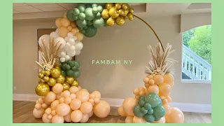 How to Round Arch balloon garland (Guirnalda de globos de arco redondo)