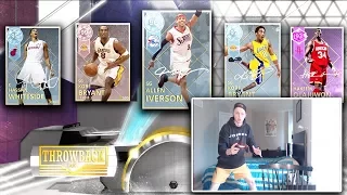 INSANE DIAMOND PULL AND 3 AMETHYST PULLS IN TEN PACKS!!! DIAMOND KOBE PULL AGAIN!?!? NBA 2K18