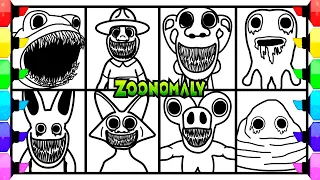 ZOONOMALY New Coloring Pages / How To Color Zoonomaly Bosses and Monsters / NCS MUSIC