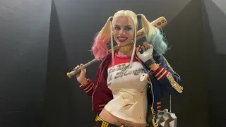 JND Studios Harley Quinn Hyperreal Silicone 1/3 scale statue Margot Robbie Review Gold Standard