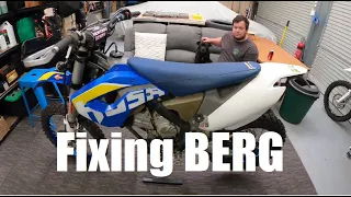 Fixing a hot start issue on Cam's 2009 FE 450 Husaberg!