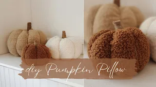 FALL CRAFT | DIY Pumpkin Pillows 🍂