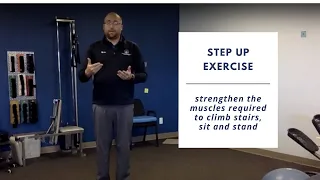 STEP UP EXERCISE | improve your ability to climb stairs, sit, and stand