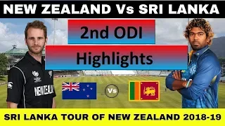 new zealand vs sri lanka 2nd odi| highlights