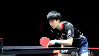 Lin yun ju's backhand flick slow motion against Patrick Franziska