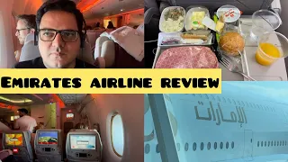 emirates airlines Review | Dubai to London | my experience about food and flight