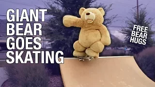 Giant Teddy Bear Prank