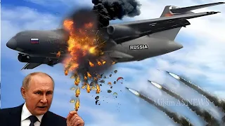 13 Minutes Ago! Cargo Plane Carrying 980 Russian Special Forces Destroyed by Ukraine