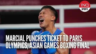 Eumir Marcial punches ticket to Paris Olympics, Asian Games boxing final