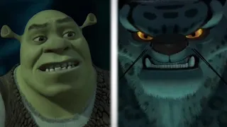 Shrek vs Tai Lung Pelea Completa (ES)  (F**king epic)