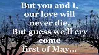 FIRST OF MAY (Lyrics) - THE BEE GEES