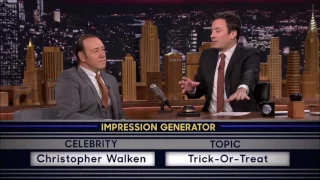 Kevin Spacey Impersonating Christopher Walken on Jimmy Fallon
