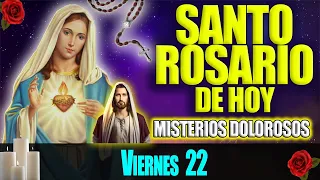 El Santo Rosario de Hoy Viernes 22 de Diciembre 2023 🌹 Misterios Dolorosos 🌹 Rosario Virgen María