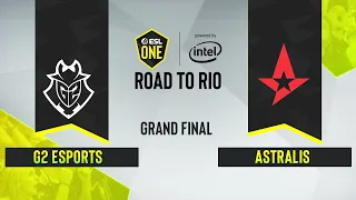 CS:GO - Astralis vs. G2 Esports [Nuke] Map 1 - ESL One: Road to Rio -  Grand Final - EU