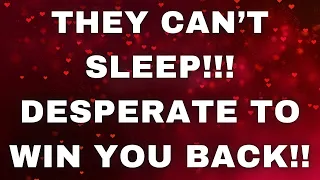 ALL SIGNS LOVE TAROT - THEY CAN'T SLEEP!!! DESPERATE TO WIN YOU BACK!!!❤️💫