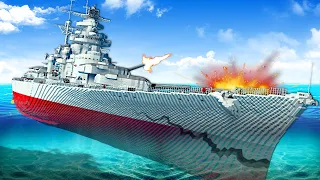 SINKING BATTLESHIP SURVIVAL! (Stormworks)